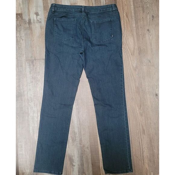 PrAna Medium Blue Wash Denim Blue Skinny Jeans Women's Size 14/35 - Picture 3 of 9